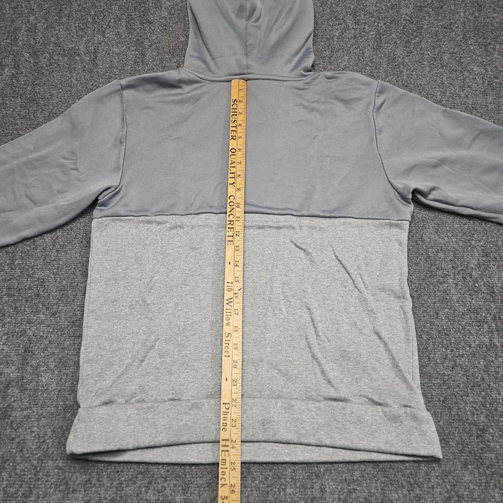 North Face Hoodie M Gray Two Tone Pullover Fleece‎ Pocket Streetwear Gorpcore